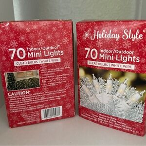 70 indoor/outdoor  Christmas lights 3 box bundle